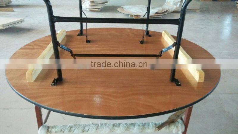 high quality wedding folded table banquet table hotel banquet tables with metal foldable leg