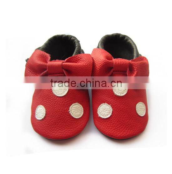 factory suede moccasins baby shoes bow baby shoes