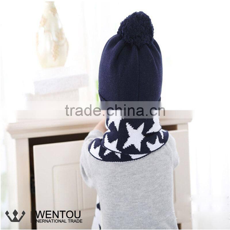 Wholesale Cotton Knitted Children Winter Hats