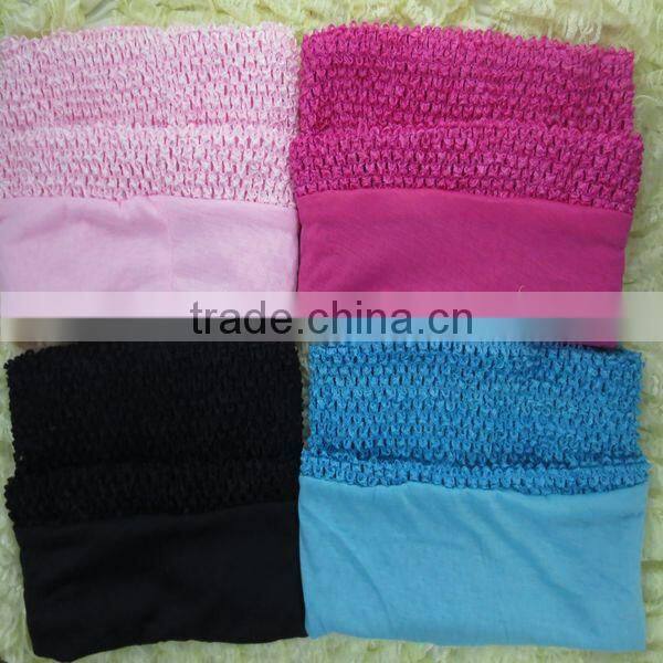 12*10 INCH Baby Halloween Purple Lined Crochet Tube Tutu Tops Wholesale in stock