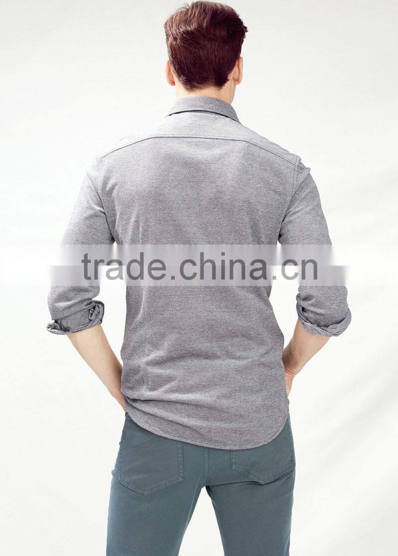 Latest designs for men polo long sleeves shirts
