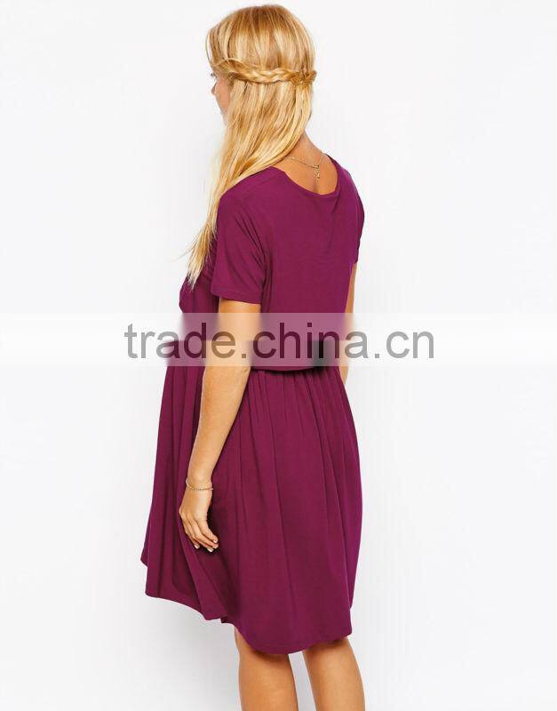Maternity and nusing clothes Maternity NURSING Dress With T-Shirt Layer
