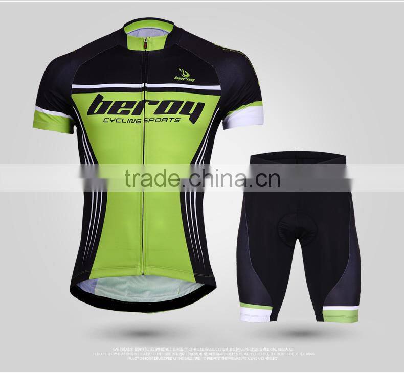 BEROY China Custom Bicycle Jersey Set Mens, Short Sleeve Trek Activewear