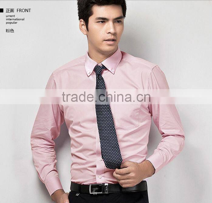 Cheap best quality shirts dress men shirts with tie