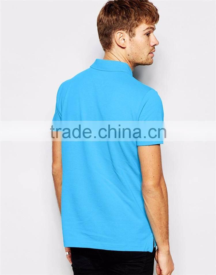 2016 Guangzhou Fashion Style 220g 100%Cotton Short Sleeve Brand Factory Clothes