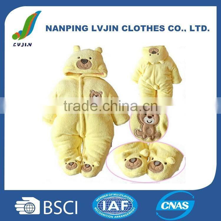 Newborn Baby Clothes Girls Boys Romper Winter Jumpsuit Thicken Cotton