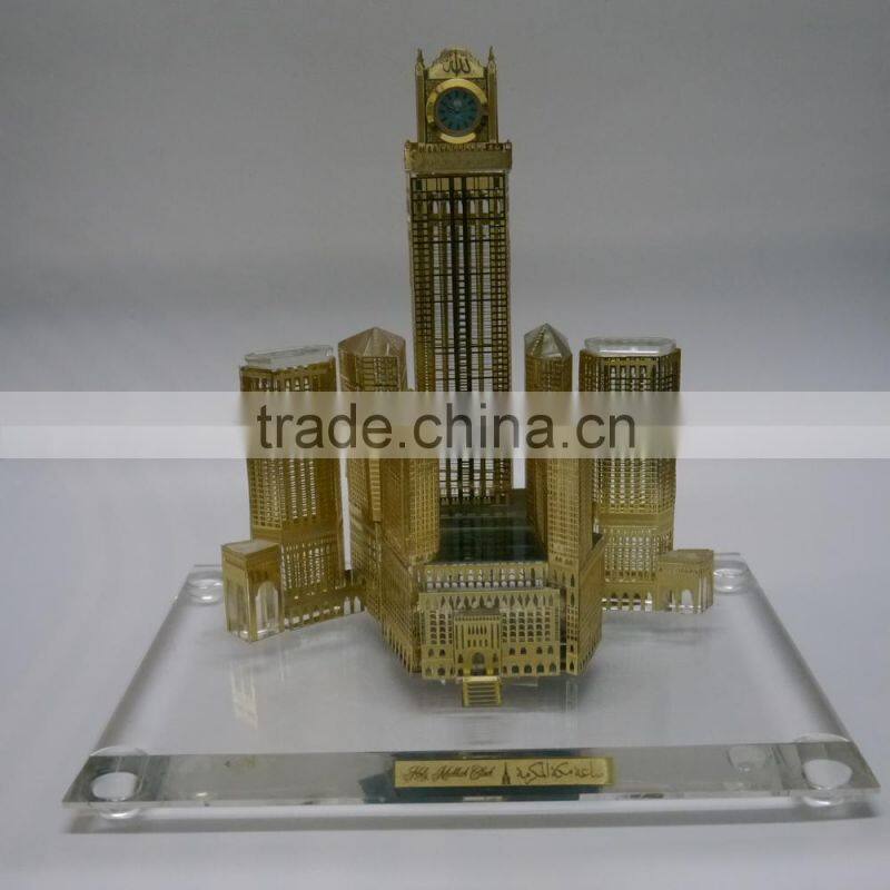 Famous Crystal Makkah Royal Clock Building For Souvenir gift