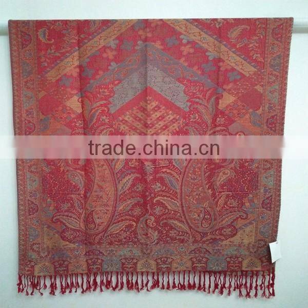 High quality winter classic style pashmina scarf paisley shawl