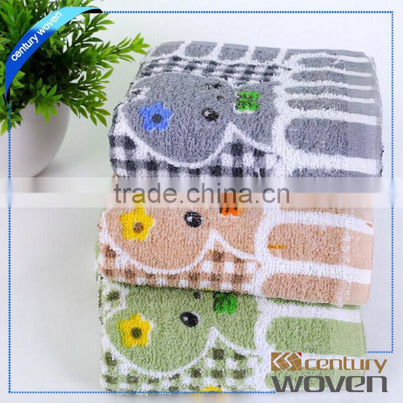 Billiant color cotton jacquard towels from China suppliers