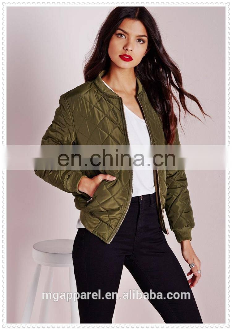 China wholesale outdoor clothes women quilted casual jacket in alibaba