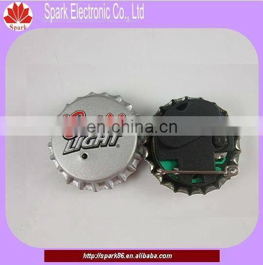 1led flashing pin,led badge