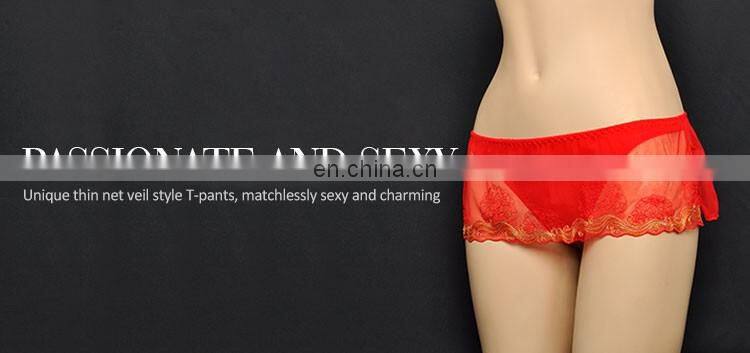 China Manafacturer Customized Full Lace Transparent Panties