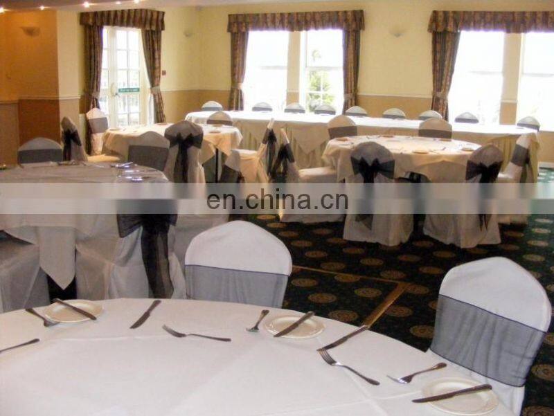 Wholesale Plain Burlap Wedding Chair Tie Backs