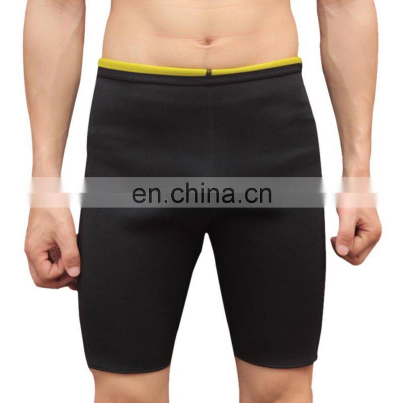Mens Neoprene Sauna Shorts Sweat Suit Hot Slimming Pants Weight Loss