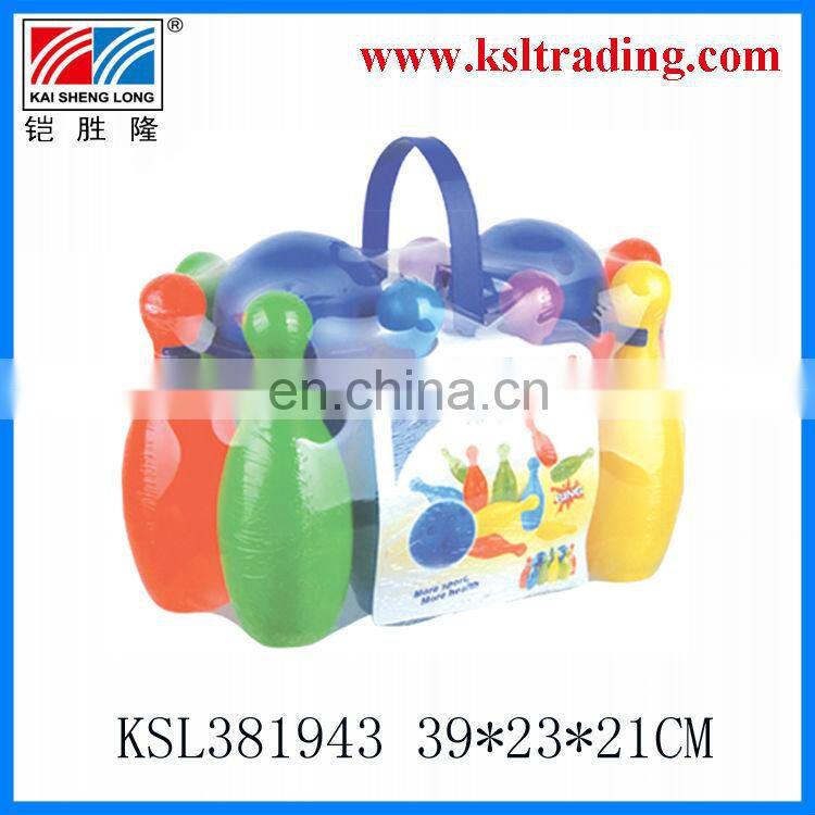 9"colour flashing toys plastic bowling ball