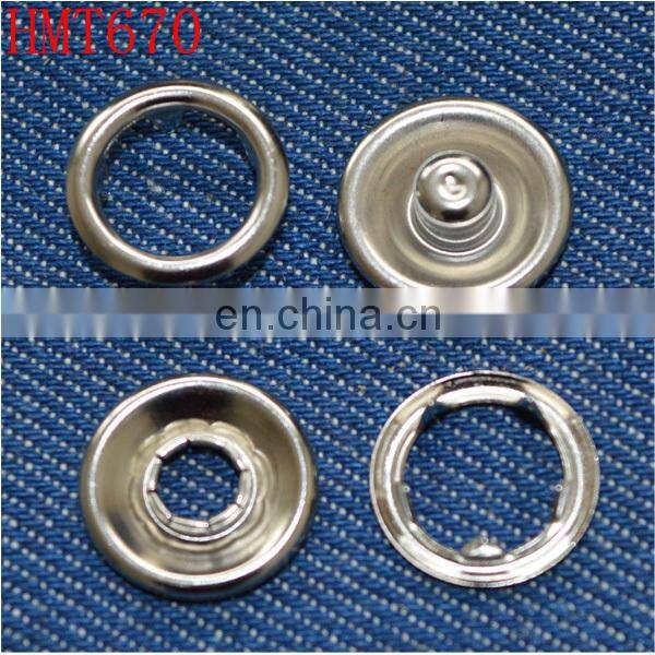 prong press metal snap button