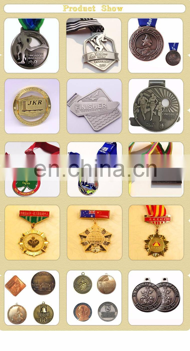 2017 Best Selling Factory Promotion Price Metal Award Military Cricket Live Medal