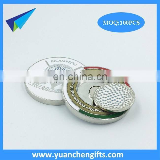 Best gifts 40mm coin for golf with custom full color logo