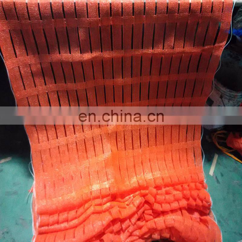 100% HDPE knitting orange safety warning net export to Japan