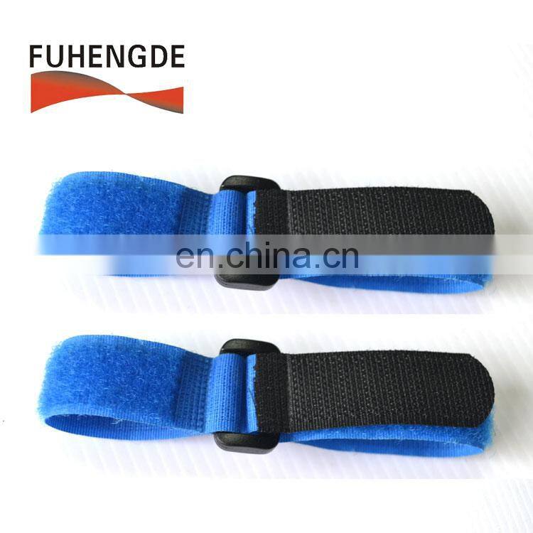 Super Sticky Nylon Hook Loop Wire Organizer Wraps with Buckle