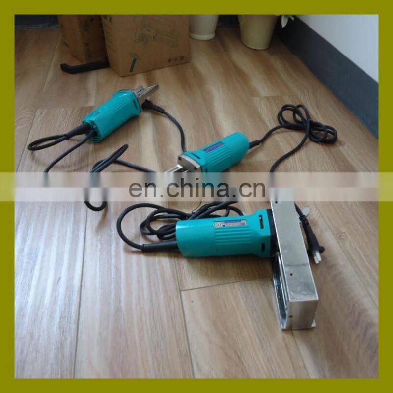 Electric portable window door cleaning machine for PVC profile removing welding seam