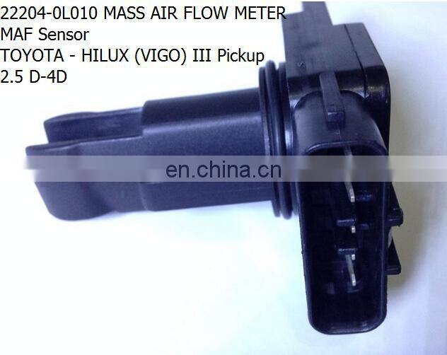 22204-0L010 mass air flow meter MAF Sensor for Hilux Vigo 2.5