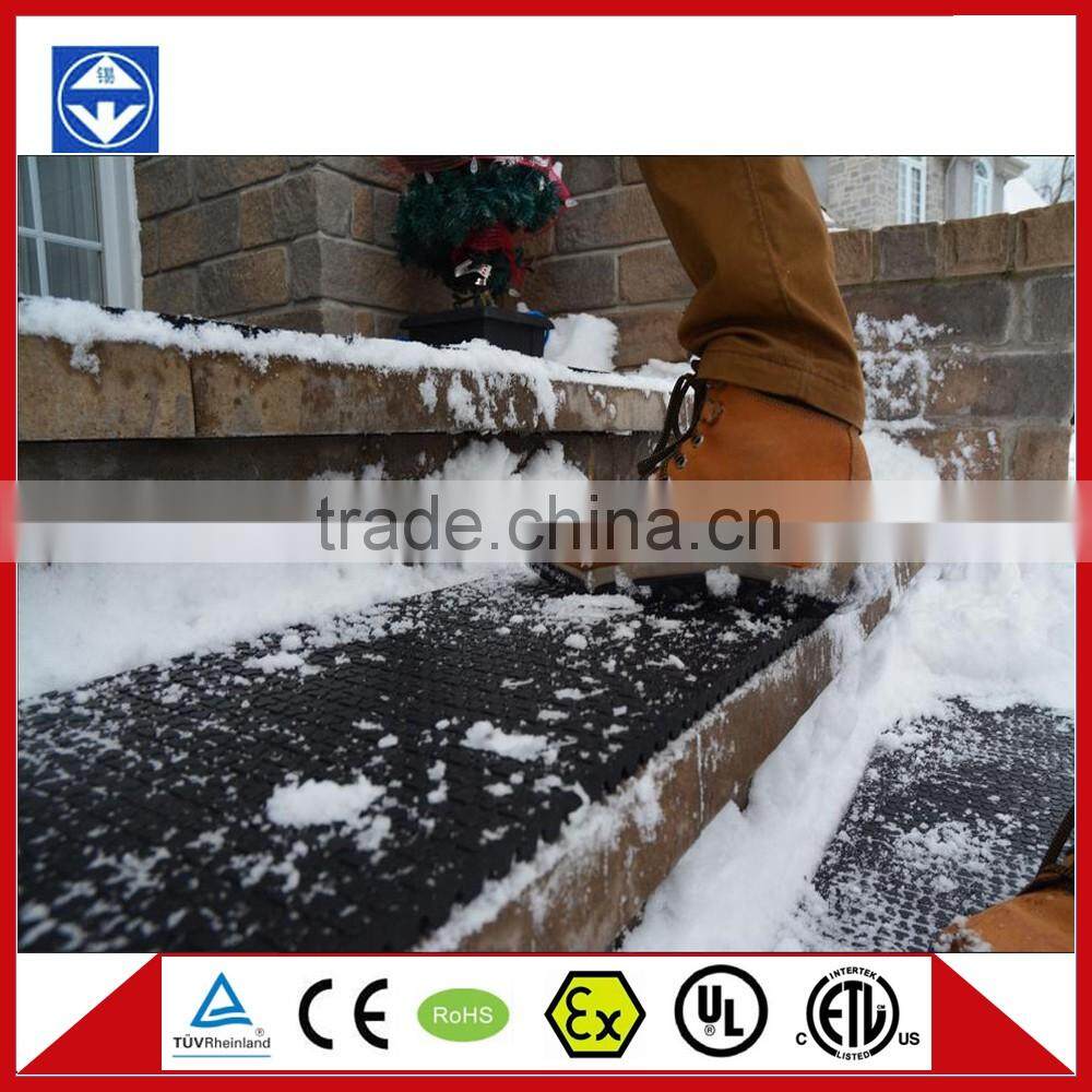 Industrial Snow-Melting Stair Mats