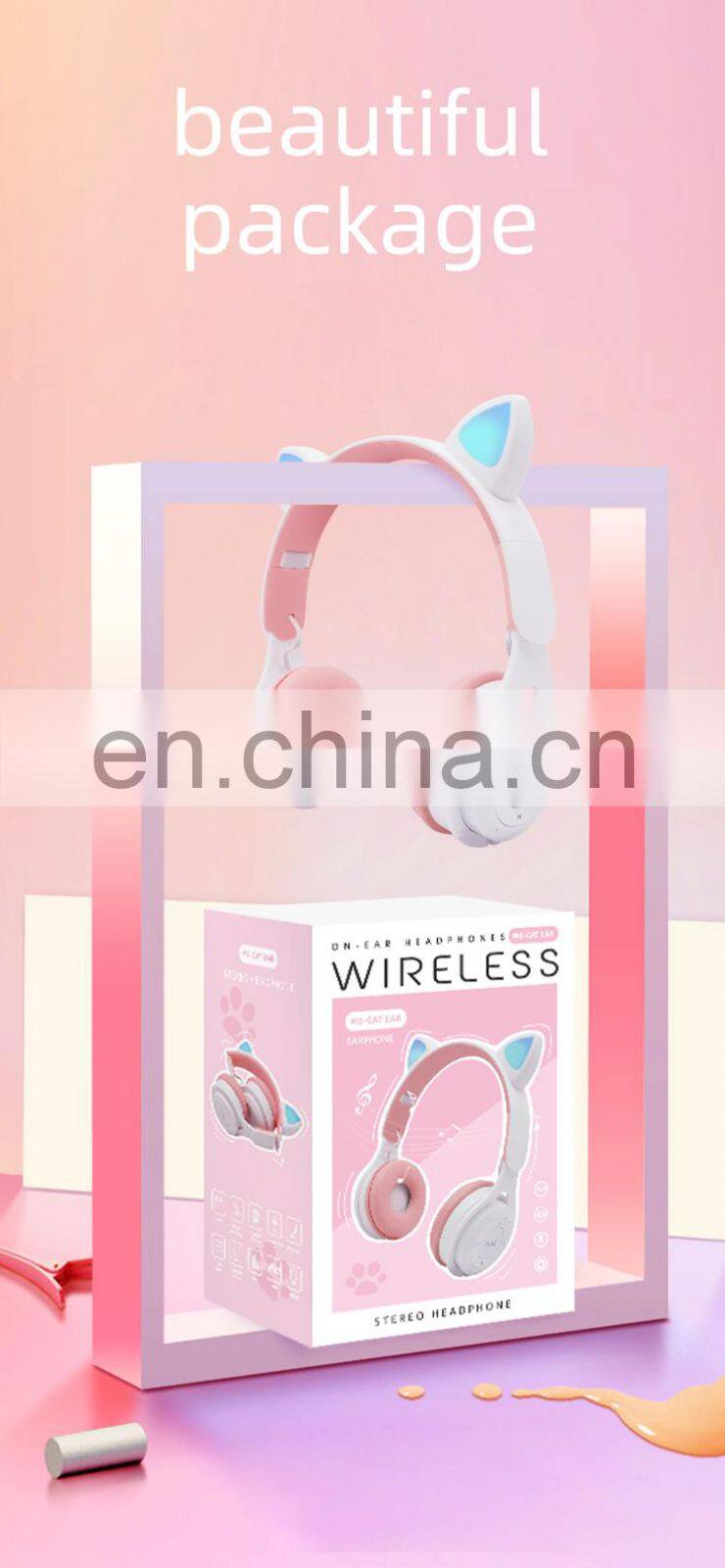 Bt_Headphones_Wireless hot Amazon 2021 News Product M6 Cute Odm&Oem Factory Wholesale Mobile Phone Wireless Earphones Headphones
