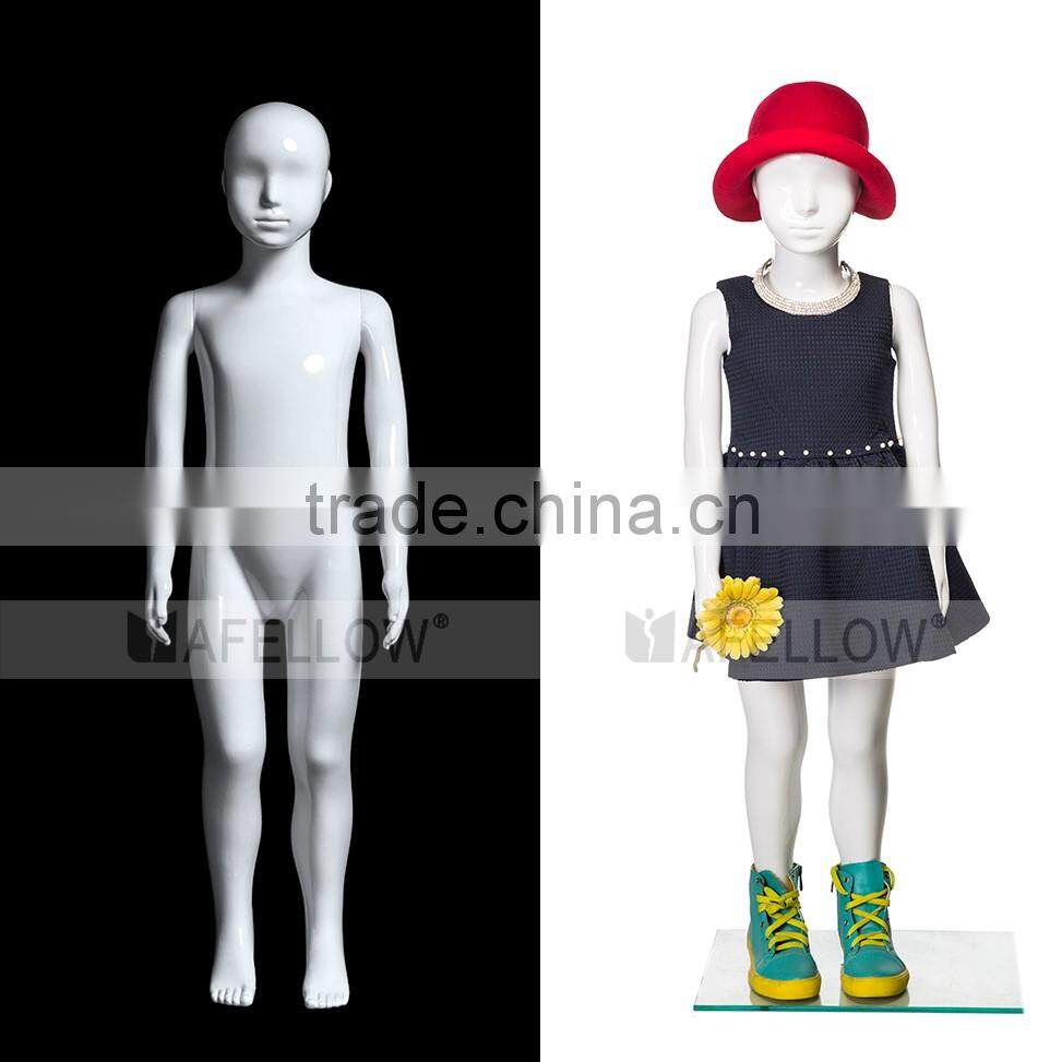 Plastic Children Girl Mannequin Cheaper Dummy for Display YKK01