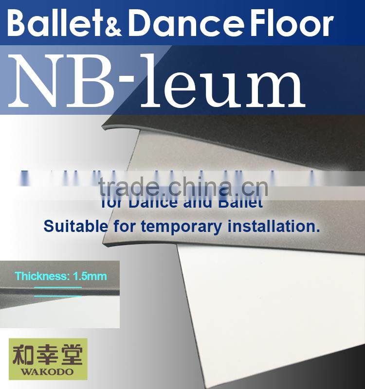 Easy to Handle Modern Dance and Classical Ballet School Vinyl Floor for Studios and Performance Spaces , Samples also Available