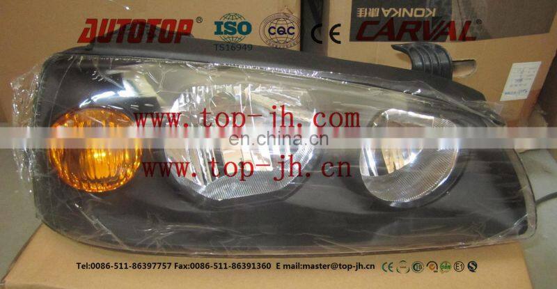 HEAD LAMP FOR ELANTRA'03/BLACK/L 92101-2D500 R 92102-2D500