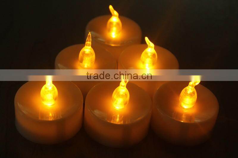 Hot sale color changing led candle flickering light for party