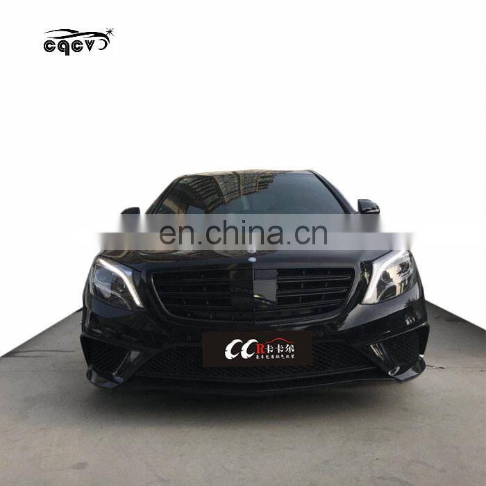 Good fitmen pp material v style body kit for Cadillac ATSL front bumper fender Grille side skirts and wing spoiler