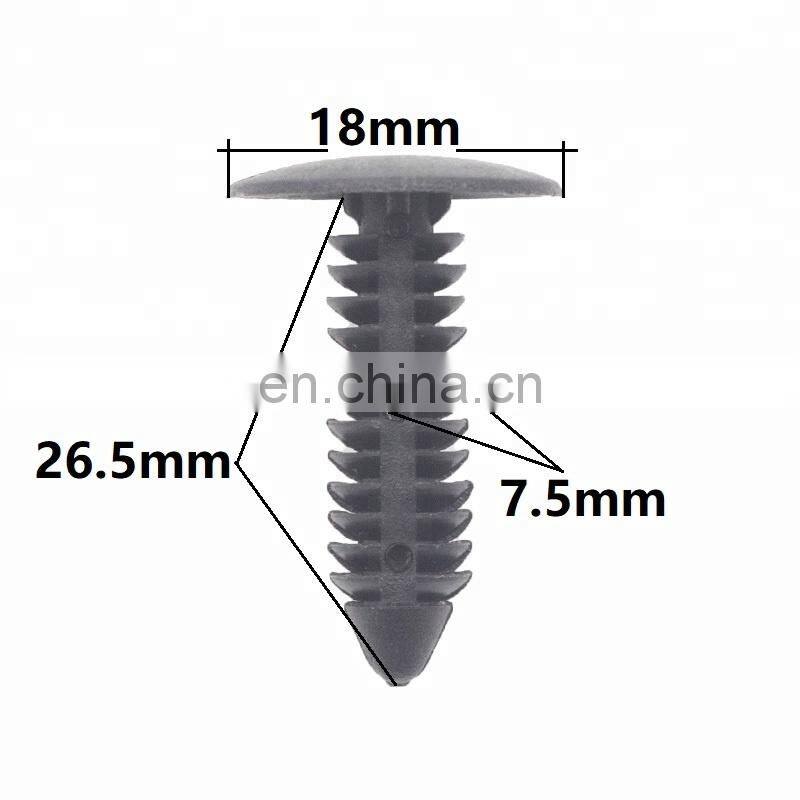 Factory Wholesale automotive fasteners car spring clips fasteners auto christmas tree plastic fastener