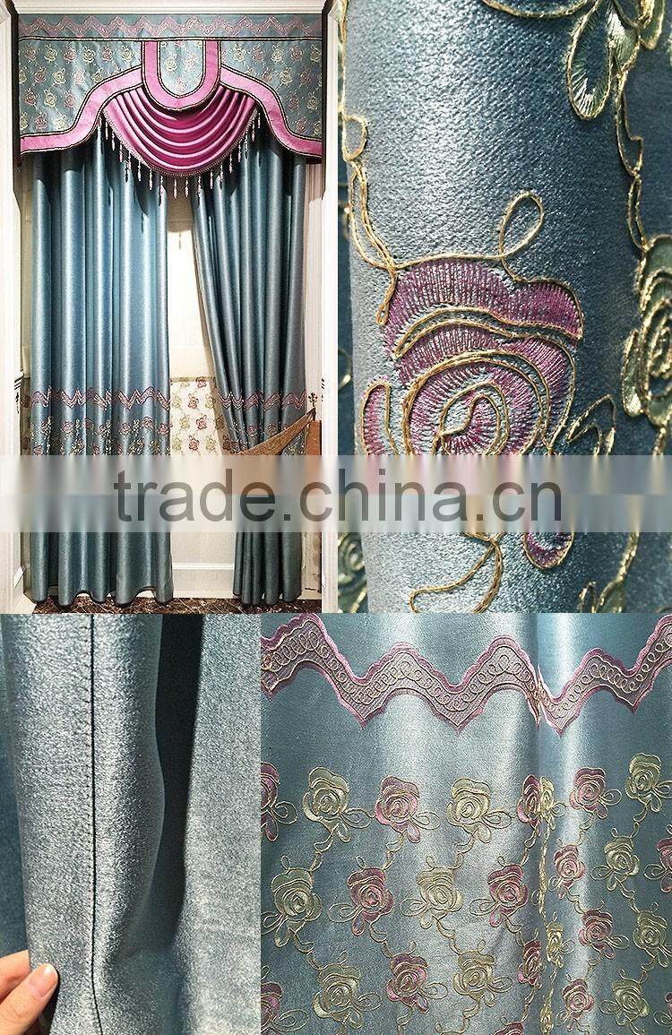 luxury turkish ready made wholesale window curtain