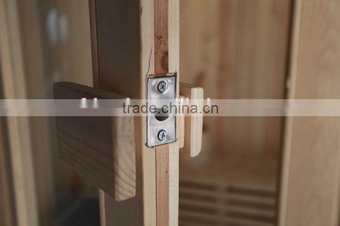 Traditional Sauna room with Sauna stove with digital controller