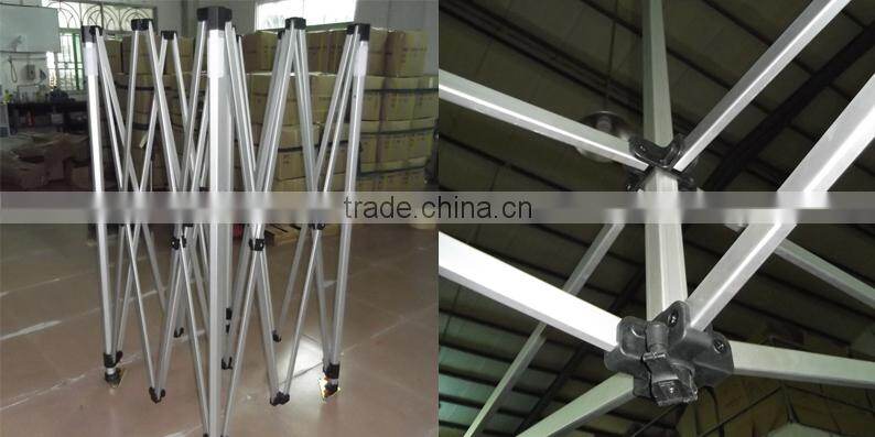40mm texture color coated Steel HEX 3x3m(10ft X 10ft ) pop up Trade Show tent frame