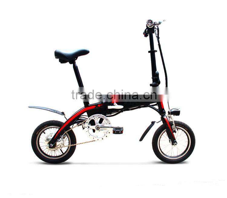 hot selling cheap 14`` mini folding electric bike for teenagers