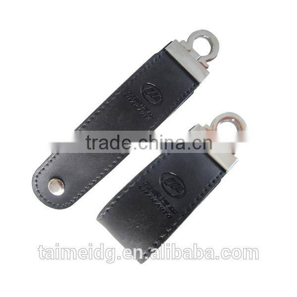 Cheap price embossed leather usb