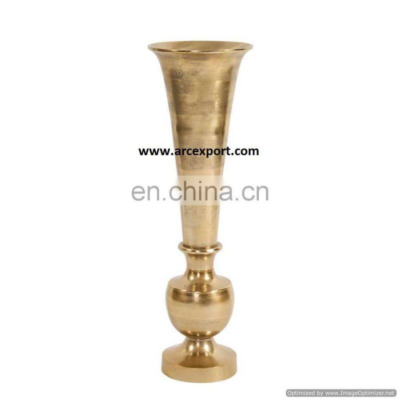 rose gold trumpet vase