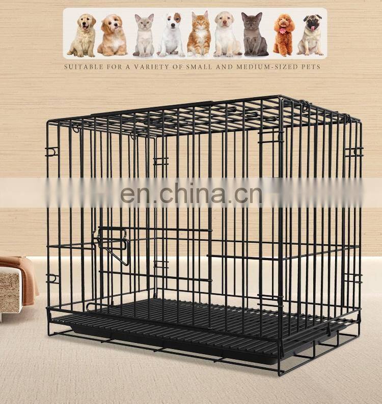 Wholesale large wire mesh folding custom stainless steel machine wire mesh pet cage for dogs cats