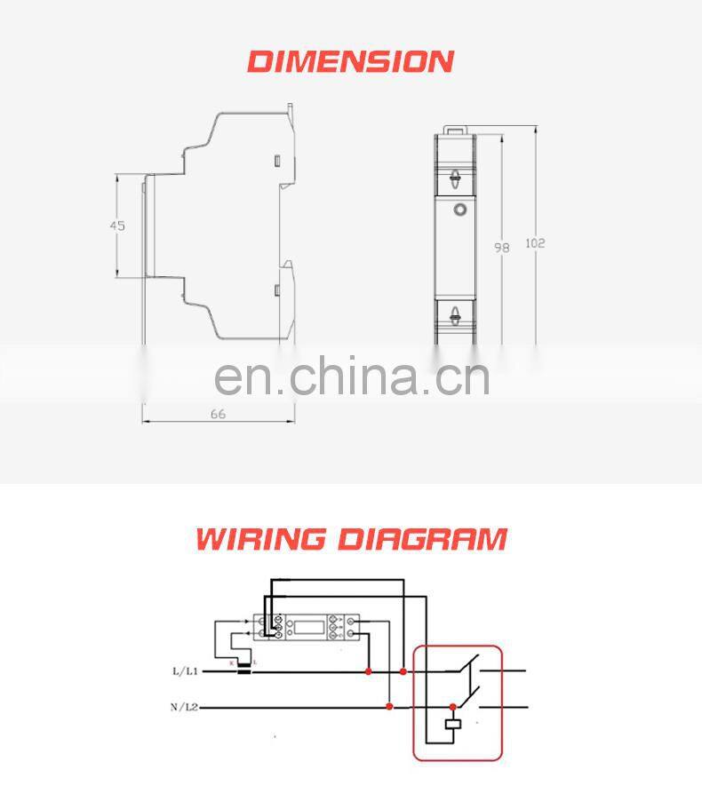 EM115-Mod-DO smart remote control electric meters stop