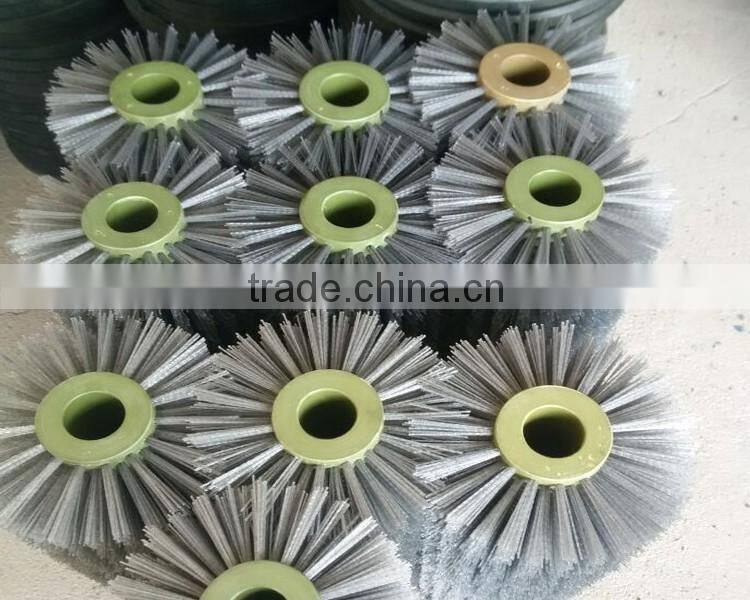 Diamond silicon carbon roller brushes