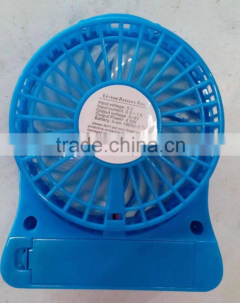 5v mini full color desktop programable mini flexible usb fan