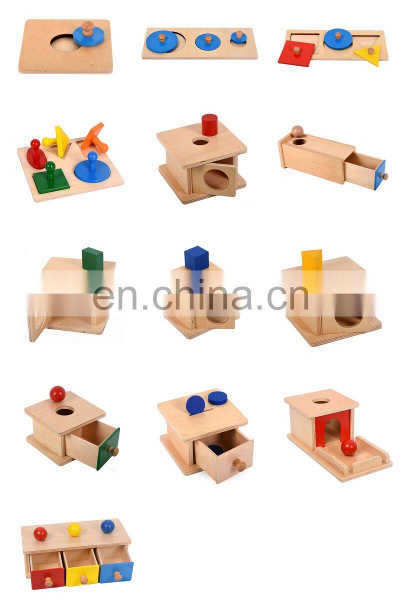 Hot Popular Puzzle Preschool Kids Educational Montessori Material Kindergarten Toys Montessori Wooden Toys