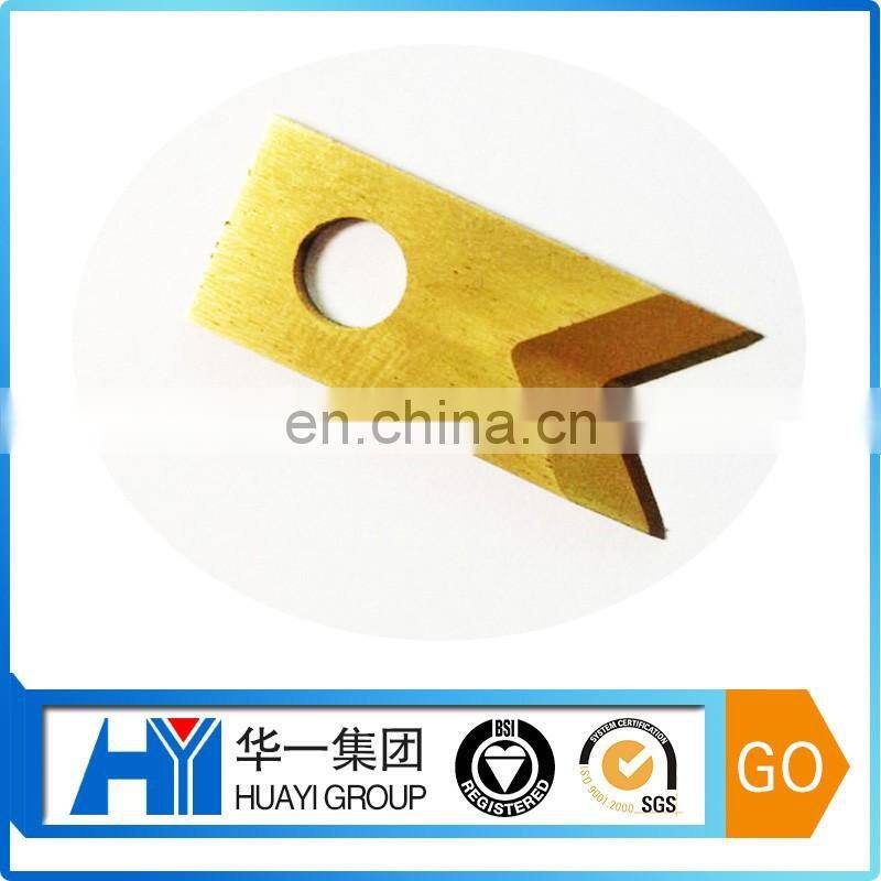 Komax wire stripping and cutting blade