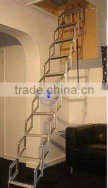Concertina Loft Ladder Floor to ceiling heights up to 2.74m (9ft)