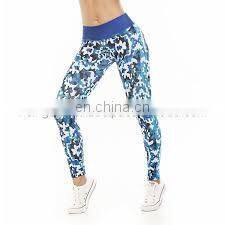 high quality flower sublimation printed leggy Fitness & Yoga design leggings for women