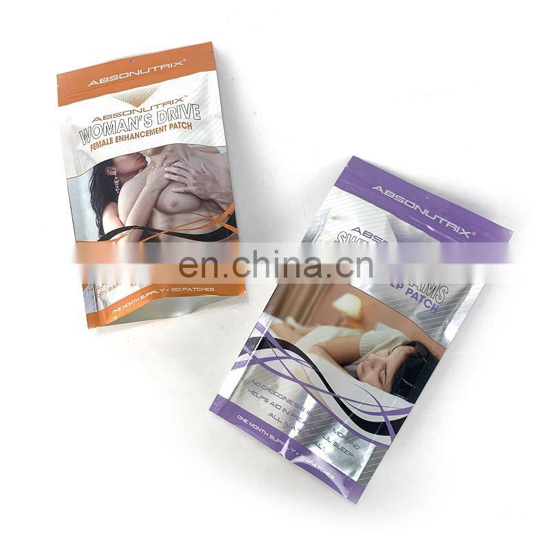 Custom printing Sport silicone wristband ziplock packaging bags