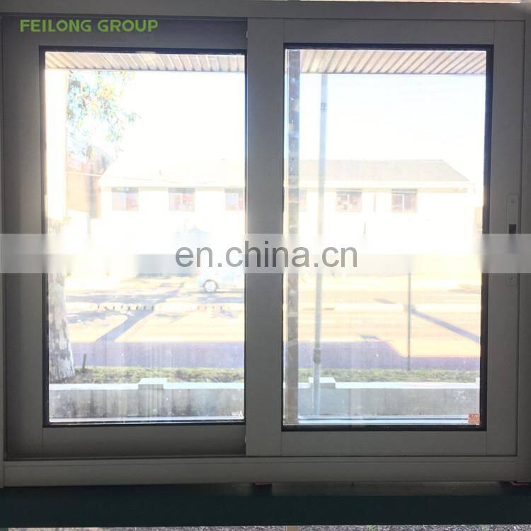 Modern design 3-rails thermal break aluminum frame sliding panels doors and windows tempered glass soundproof sliding window